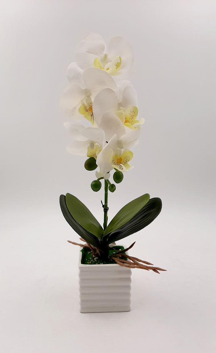 Potted Artificial Orchid Plant