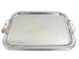 Large Stainless Steel Tray; 0431882 XL