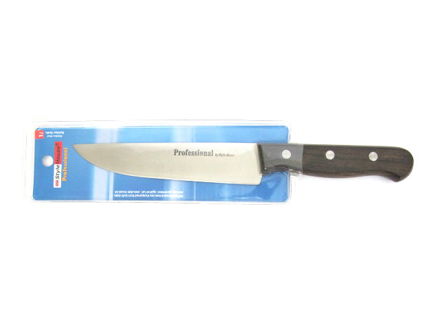 Professional Butcher knife with wooden handle