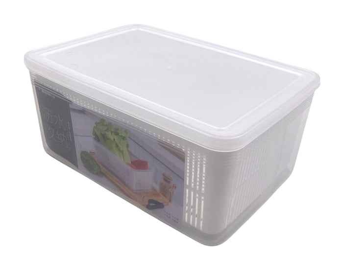 Food Storage Container with Strainer 4L