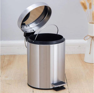 Stainless Steel Dustbin with pedal 5 lt