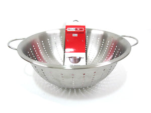 Stainless Steel punching colander; 30 cm - HouzeCart