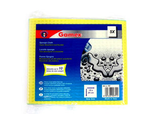Gamex Sponge Clothes pack of 5 - HouzeCart