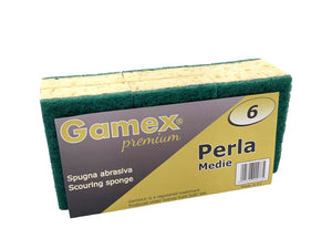 Gamex Premium Scouring Sponge Perla Medie X6