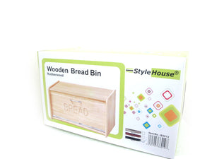 Wooden Bread Box with wooden Cover - HouzeCart