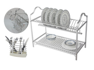 2 Level Aluminium Dish Rack - HouzeCart