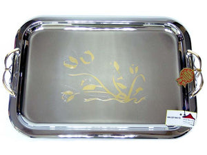 Large Stainless Steel Tray; 043111 XL - HouzeCart