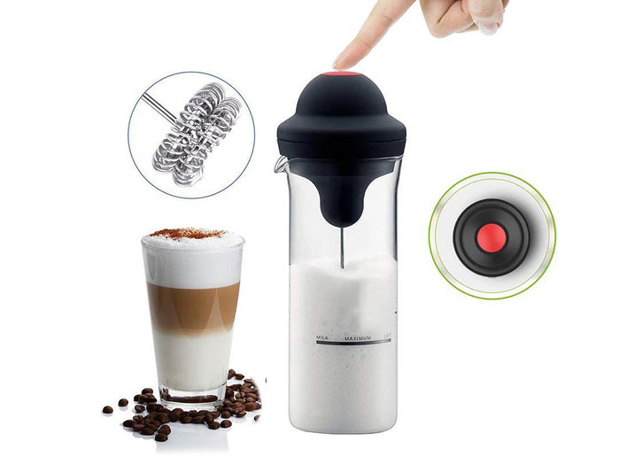 Glass Frother Cup 450ml